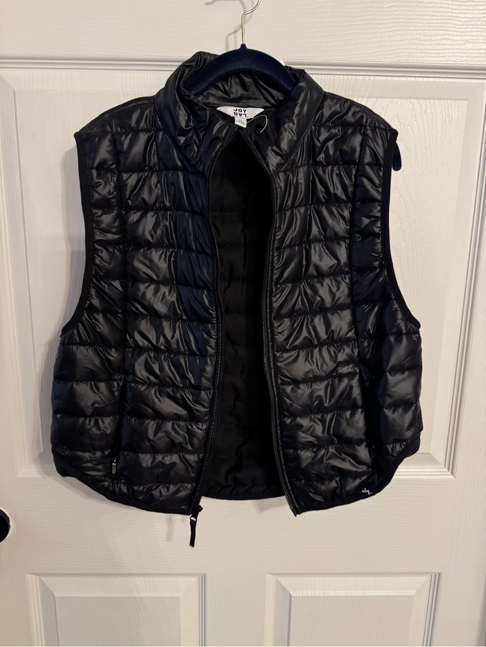 JoyLab Black Quilted Packable Vest